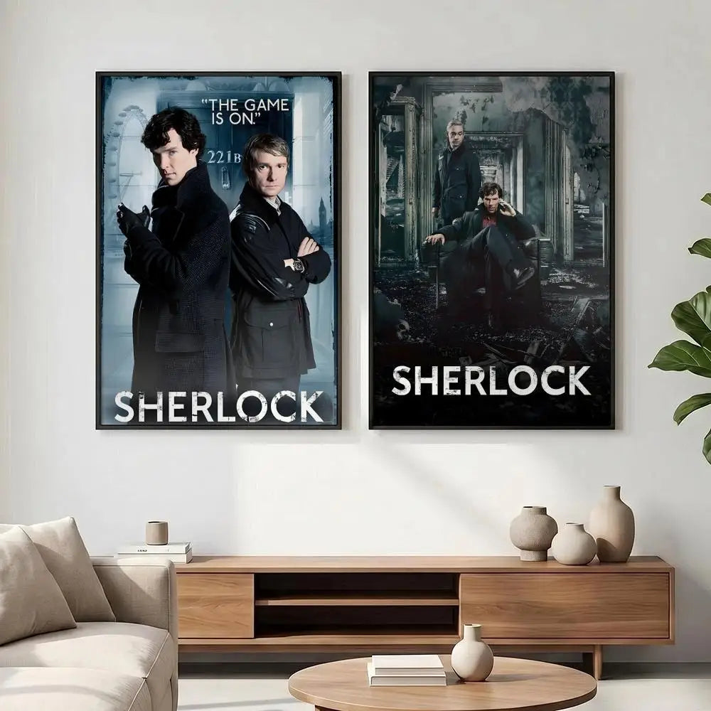 Sherlock Holmes HD Wall Poster – Waterproof Sticky Art Print