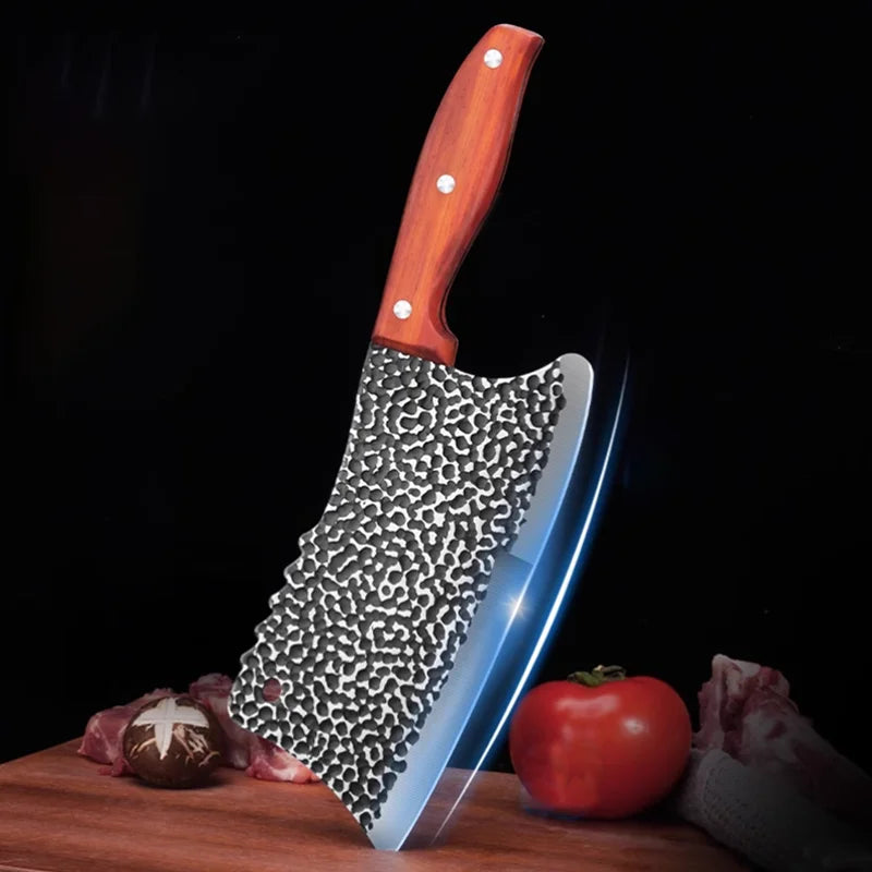 PLYS Meat Cleaver – Heavy Duty Stainless Steel Butcher Knife