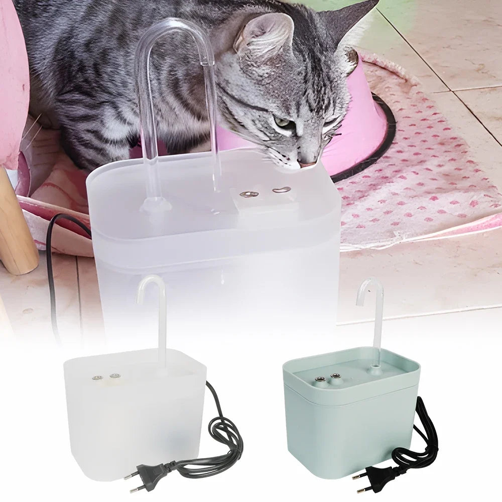 1.5L Electric Cat Water Fountain – Auto Filter & Silent Pump