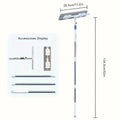 2-in-1 Glass Wiper Multi-functional Plastic Stainless Steel Window