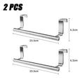 Stainless Steel Cabinet Door Towel Bar Rack | 1 or 2 Pack