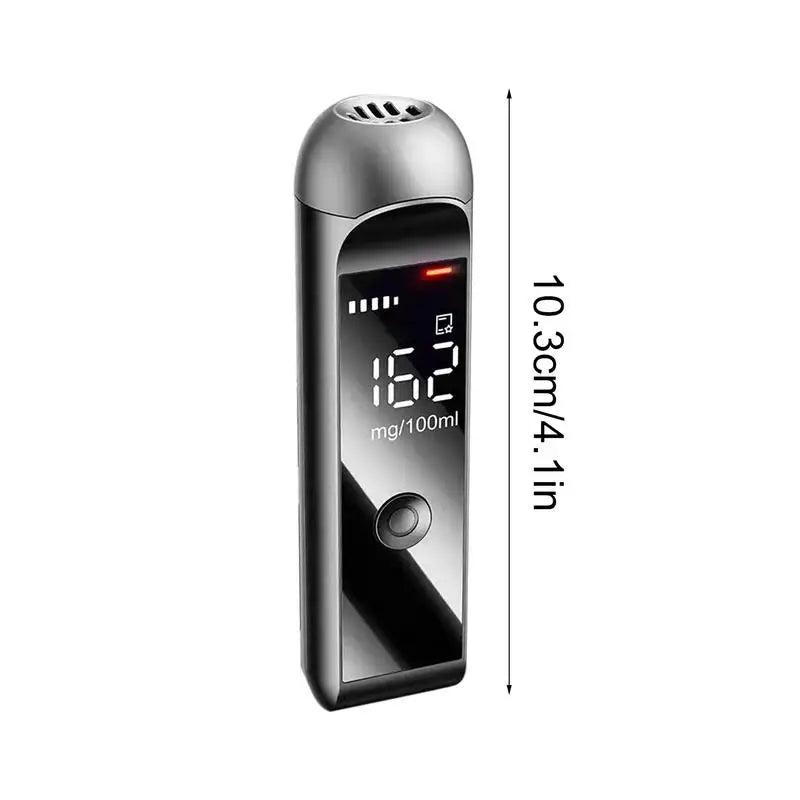 Pocket Breathalyzer Breath Alcohol Detector LED Display Tester Hand