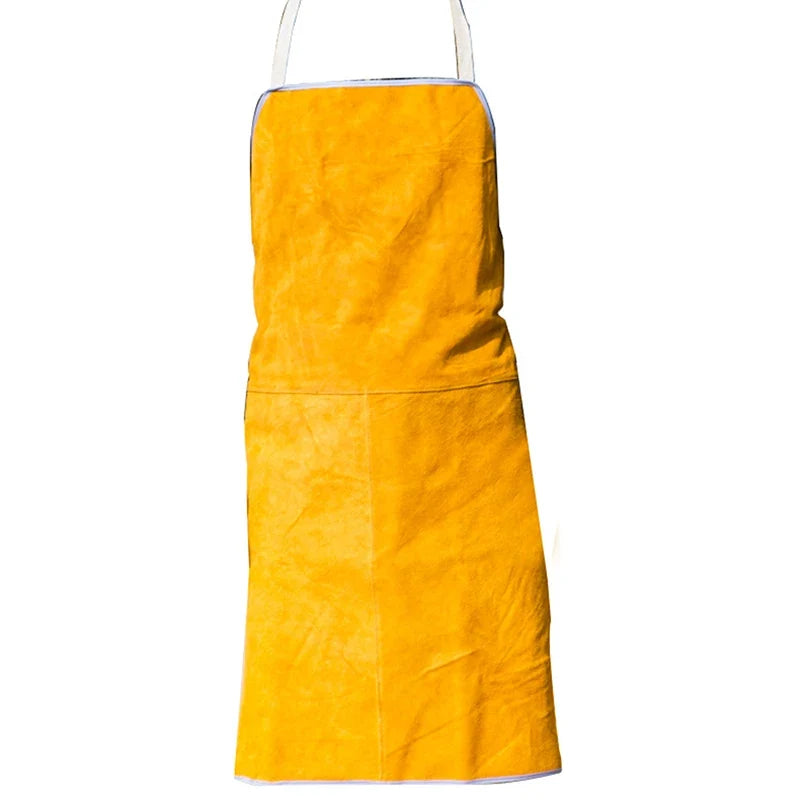 Washable Wear-resistant Heat Insulation Cowhide Leather Welding Apron