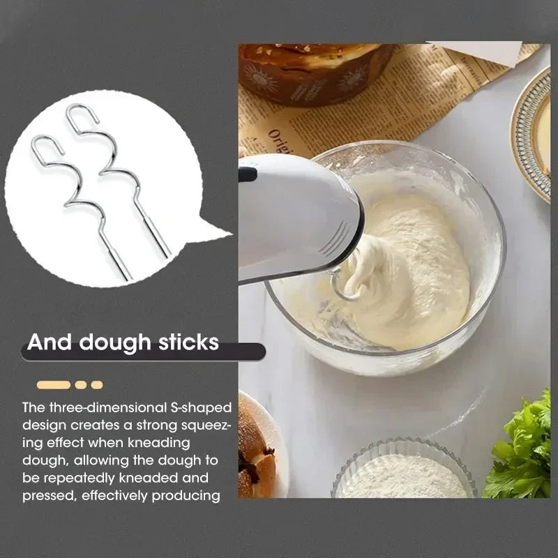 NOCCLILI 7-Speed Electric Hand Mixer for Baking | 220V