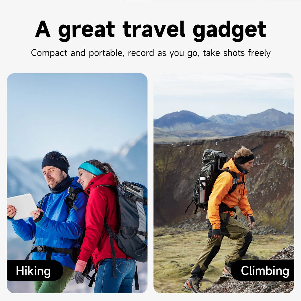TELESIN 360 Rotation Magnetic Backpack Clip Clamp Mount Gopro Hero 11