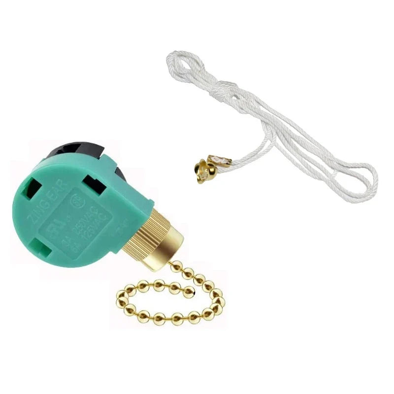 ZE-268S6 Ceiling Fan Pull Chain Switch 3-Speed 4-Wire Replacement