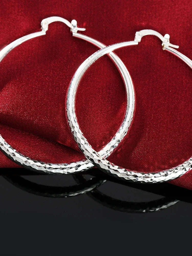 3CM Circle Hoop Earrings for Women – Trendy Fashion Jewelry