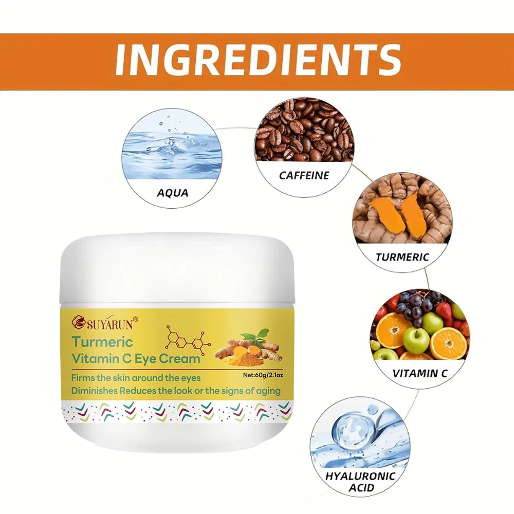 SUYARUN Eye Cream – Turmeric & Vitamin C Brightening Formula