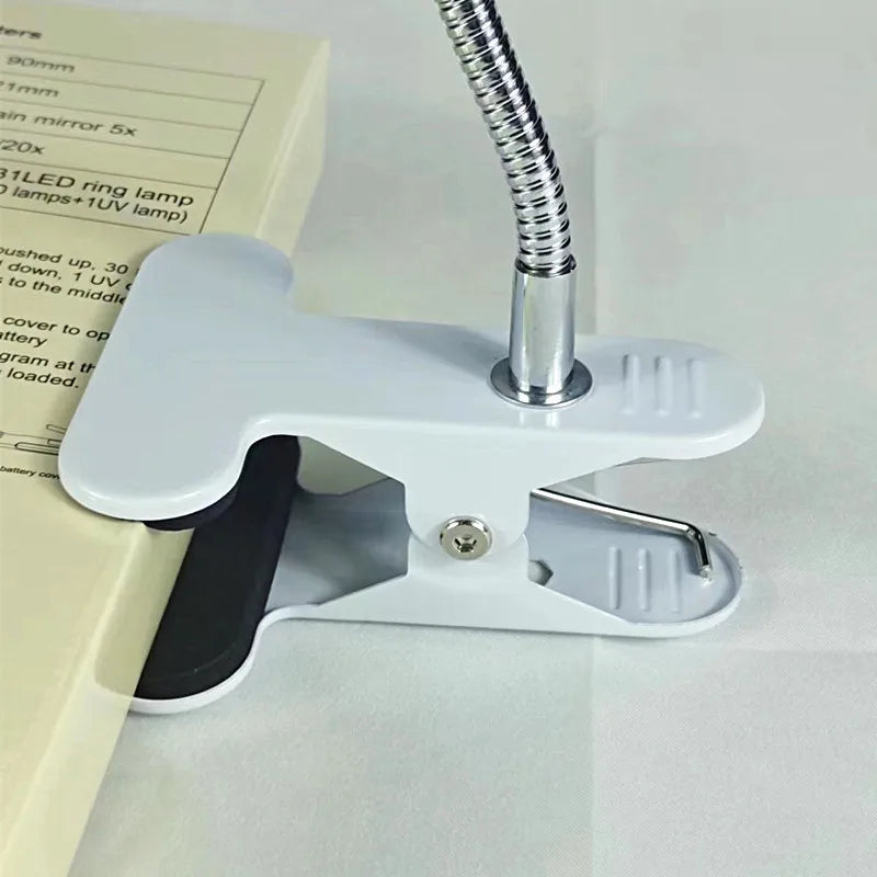 4X Fresnel Magnifying Glass – Desktop Clip-On Reading Lens