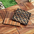 Solid Wood Flooring Balcony Bathroom Courtyard DIY Garden Terrace