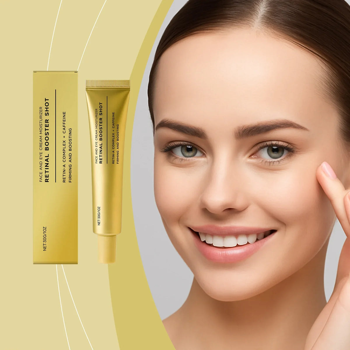 Retinal Face & Eye Cream – Caffeine Firming Moisturizer 30g