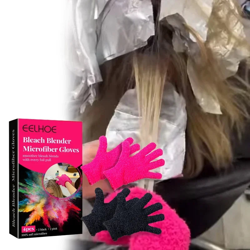 Heat Resistant Finger Gloves for Hair Styling – 3 Pairs Nylon