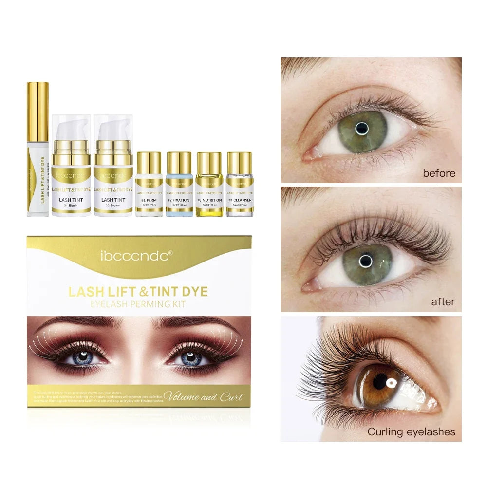 Brow Lamination & Lash Lift Tint Kit – Semi-Permanent Pro Set