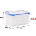 Food Storage Boxes Double-layer Refrigerator Fresh Sealed Box