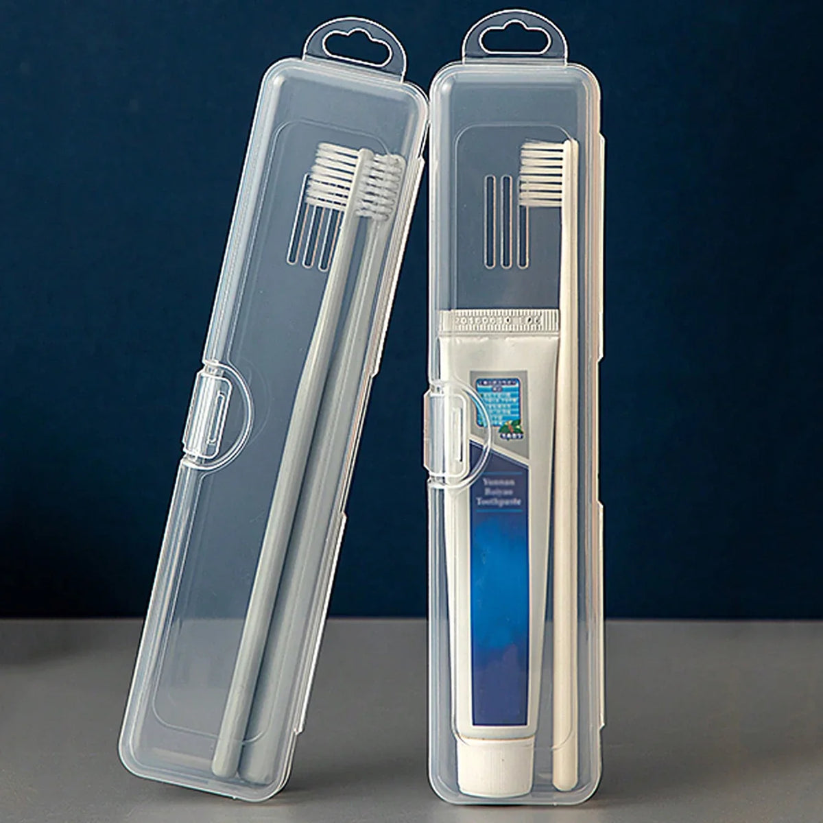 Travel Business Portable Transparent Toothbrush Box Electric