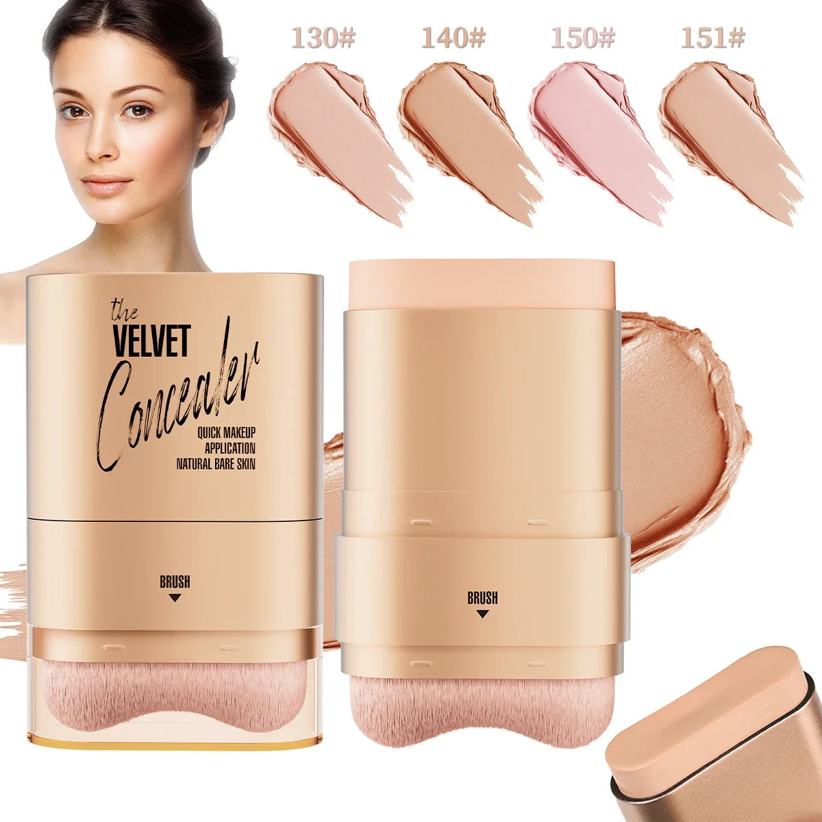 Hello Kiss Contour & Concealer Stick – Long-Wear, All Skin