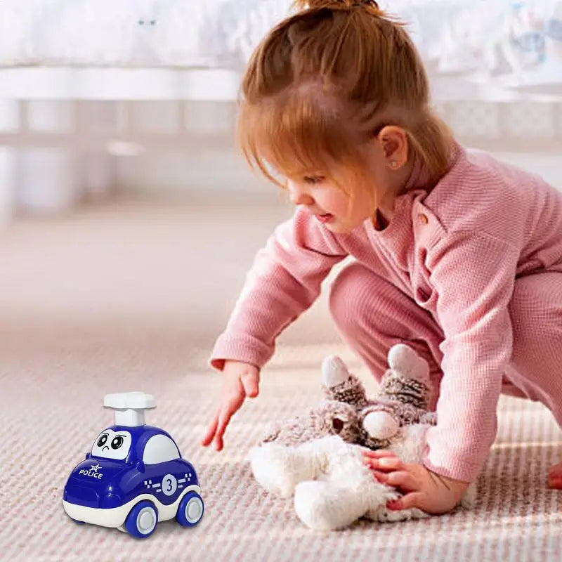 Press & Go Cartoon Animal Truck Toy for Toddlers Age 1–3