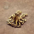 Antique Octopus Home Decoration Brass Copper Animal Figurines