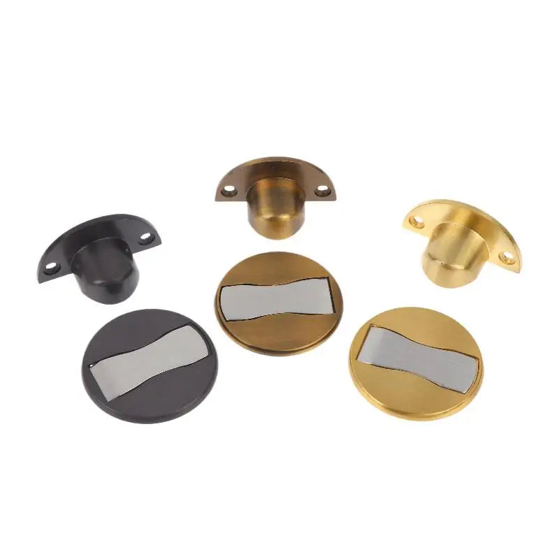 Strong Magnetic Door Stop Invisible Punch Easy Install Bedroom