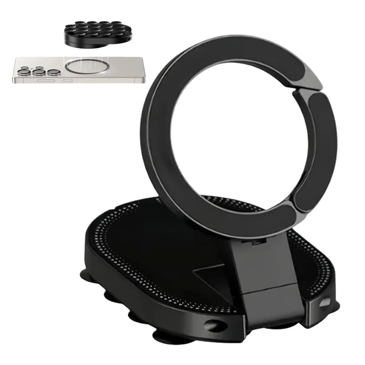 360 Degree Adjustable Car Phone Holder Mount Magnetic Suction Cup