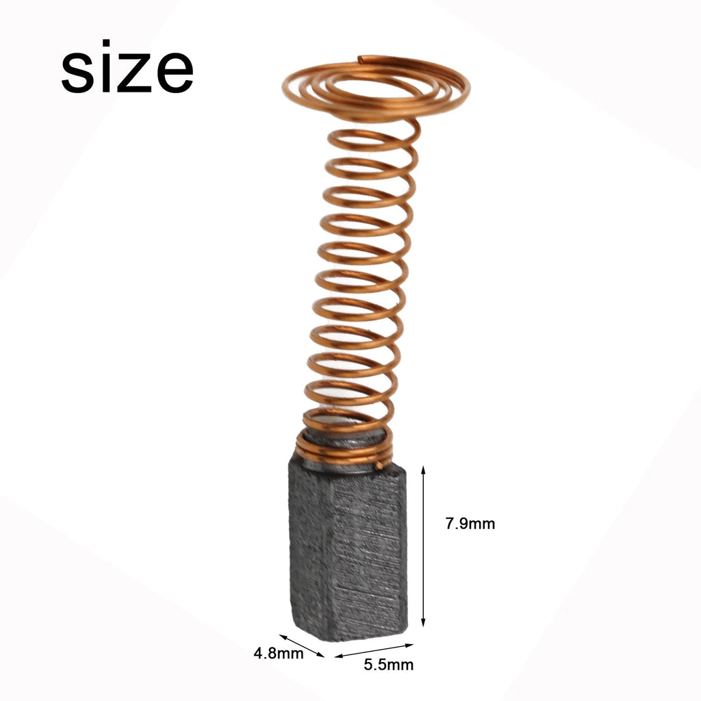 6pcs Carbon Brushes for D3000 Electric Motor & Rotary Drill
