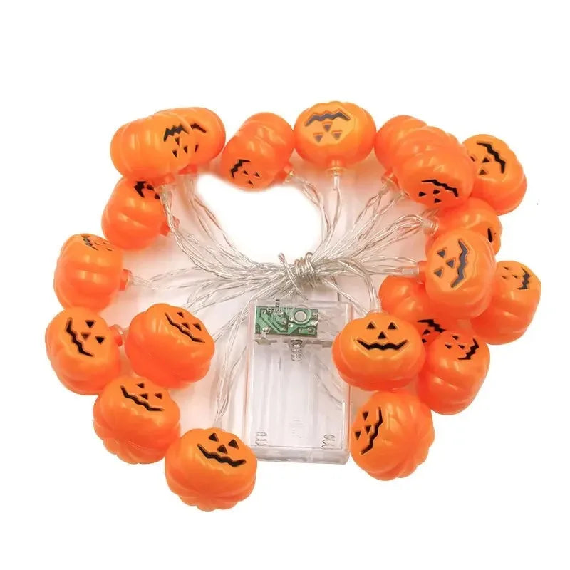 Halloween LED Pumpkin & Bat String Lights | Party Decor