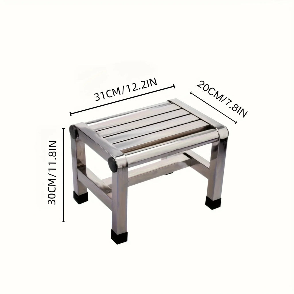 Stainless Steel Multi-Use Home Stool – Sturdy Modern Design