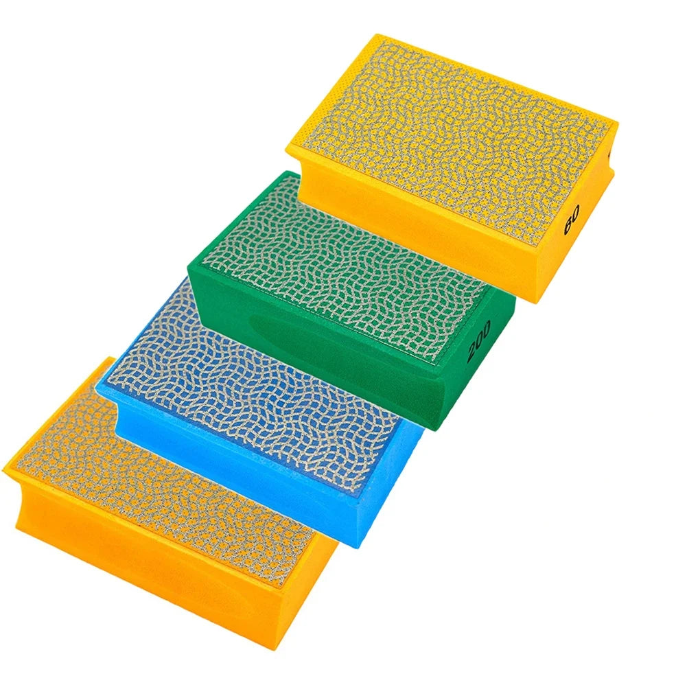 Hand Sanding Block Set 4 Grits – Wood, Glass, Tile & Metal