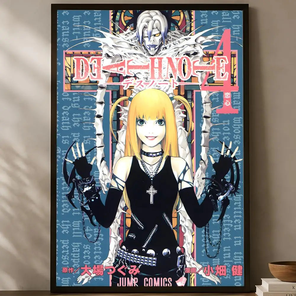 Death Note Anime Wall Poster – Self-Stick HD PVC Waterproof