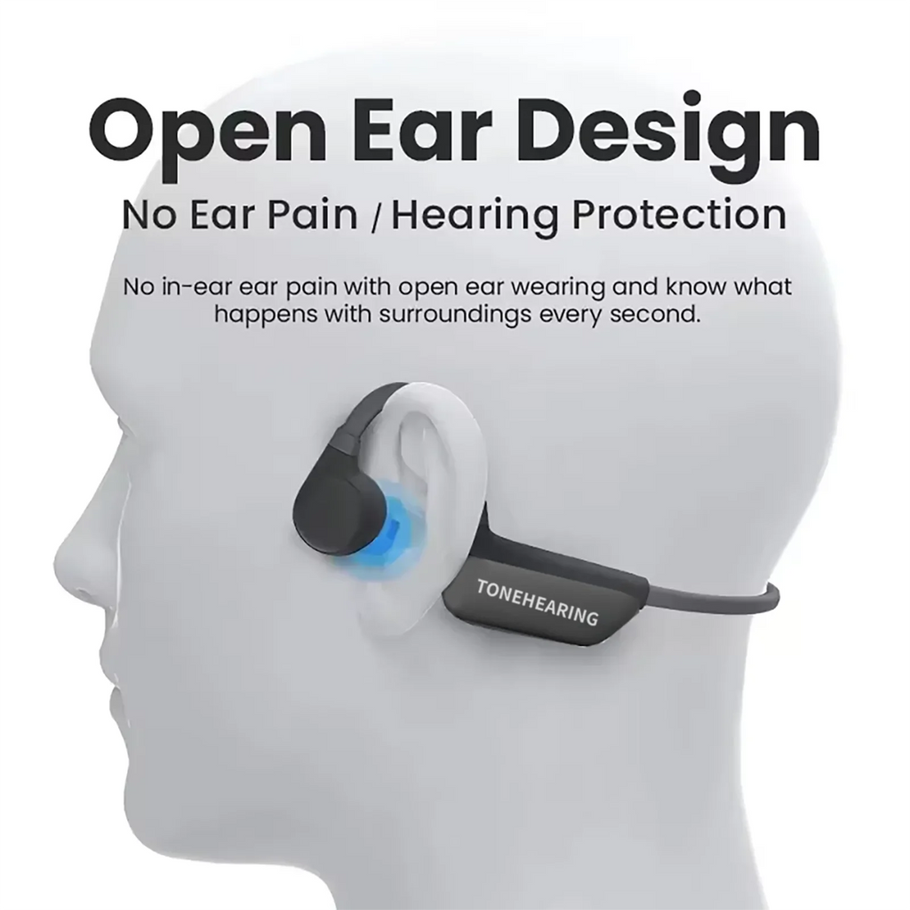 IPX6 Bone Conduction Bluetooth 5.3 Headphones | Open Ear