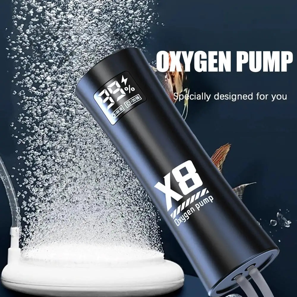 Portable USB Aquarium Air Pump – Silent Mini Oxygenator