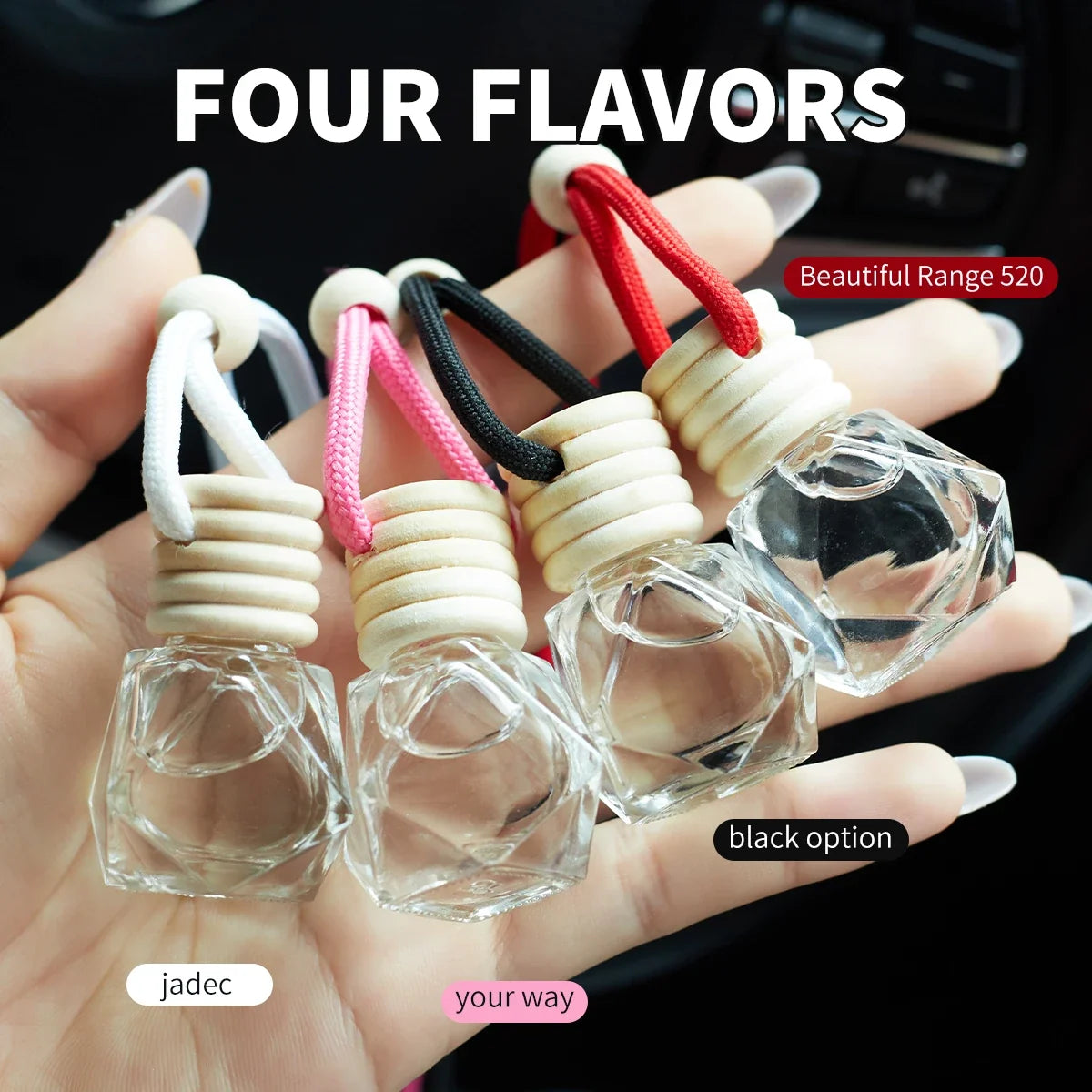 Perfume Bottle Car Air Freshener – Long-Lasting Scent