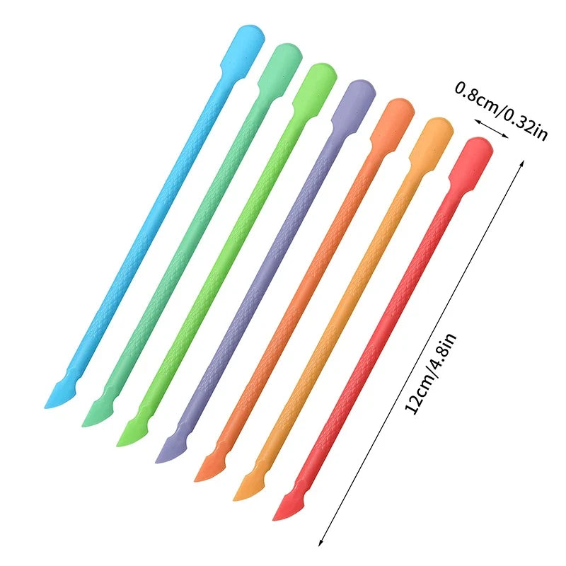 Double-Ended ABS Cuticle Pusher | Manicure Pedicure Tool
