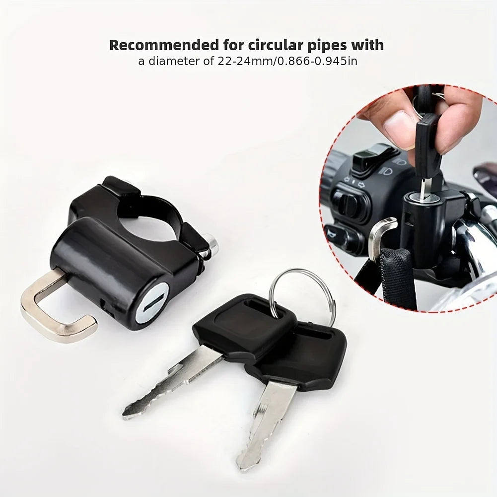 Universal Motorcycle Helmet Lock Bicycles Portable Security