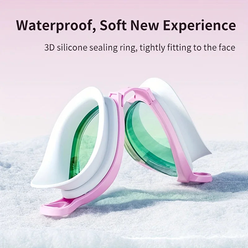 Anti-fog Swimming Goggles Adults UV Protection Electroplated Lenses