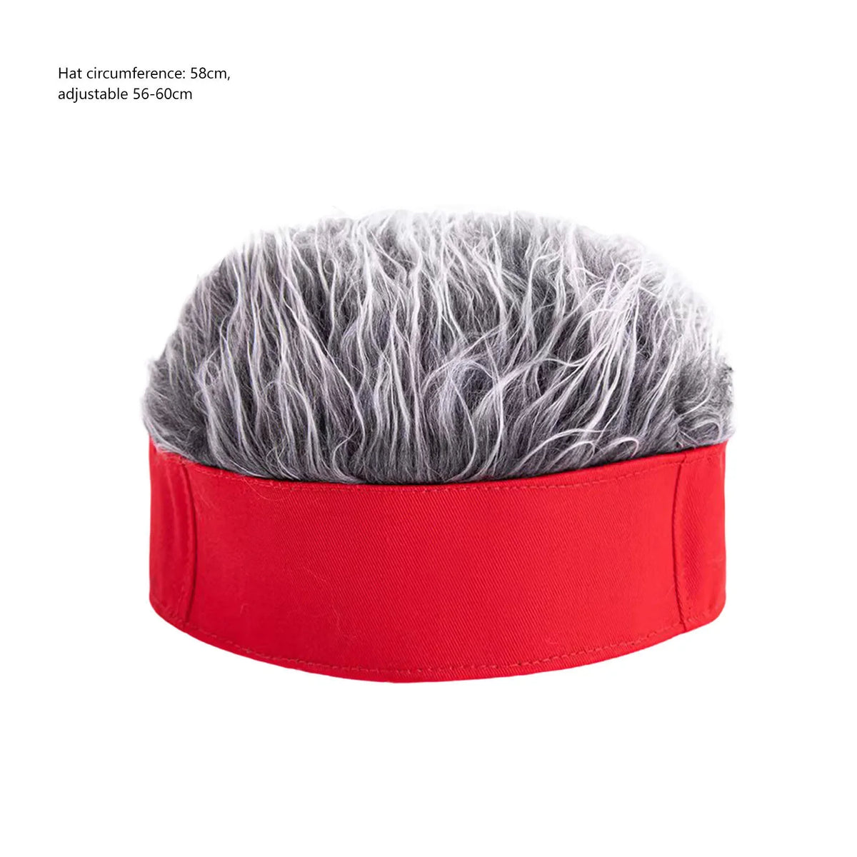 Black Knit Beanie Wig Hat – Unisex Costume Accessory