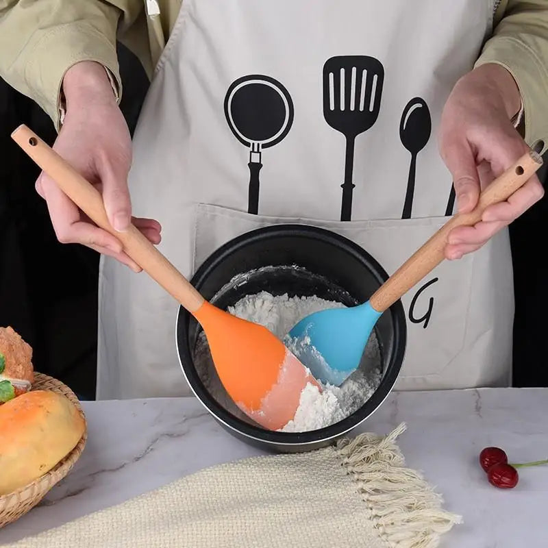 Silicone Baking Scraper – Non-Stick Butter & Chocolate Spatula