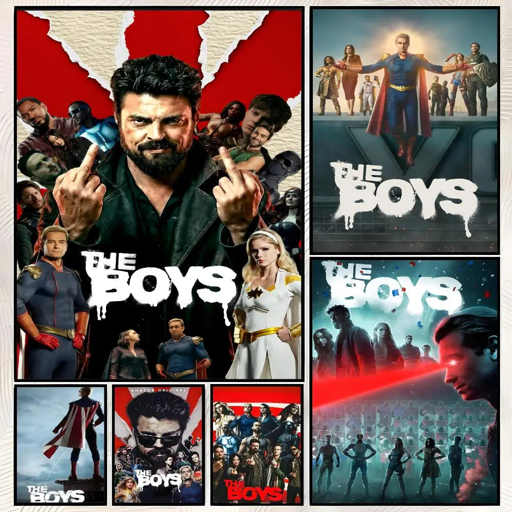 The Boys TV Series Self-Stick HD Wall Poster – Waterproof Art