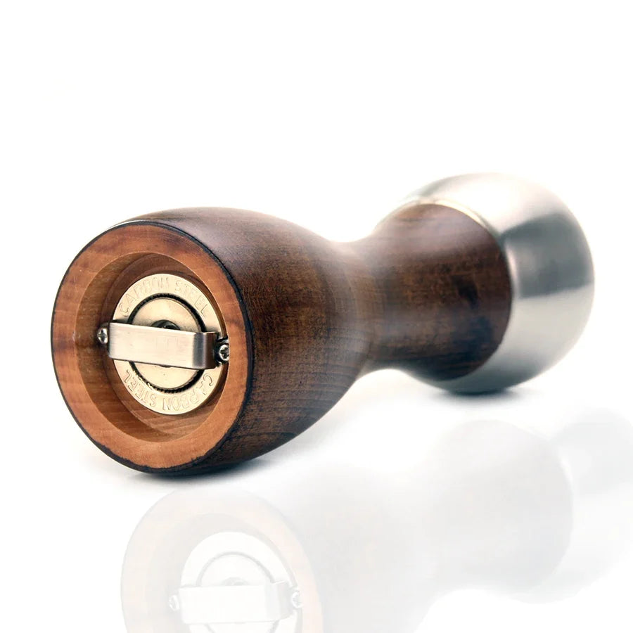 Premium Beech Pepper Mill Salt Grinder Precision Carbon Steel Rotor