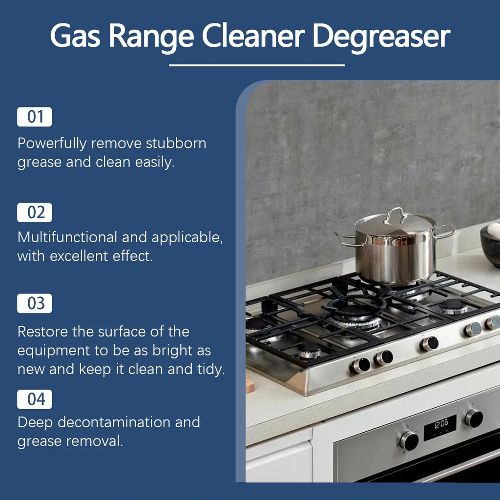 Jakehoe Gas Stove Cleaner Spray – Heavy-Duty Degreaser