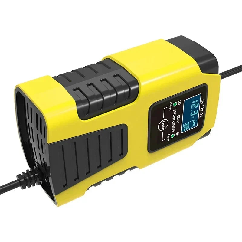 Automatic 2A 6V 12V Car Battery Charger Lead-acid GEL AGM Wet Calcium