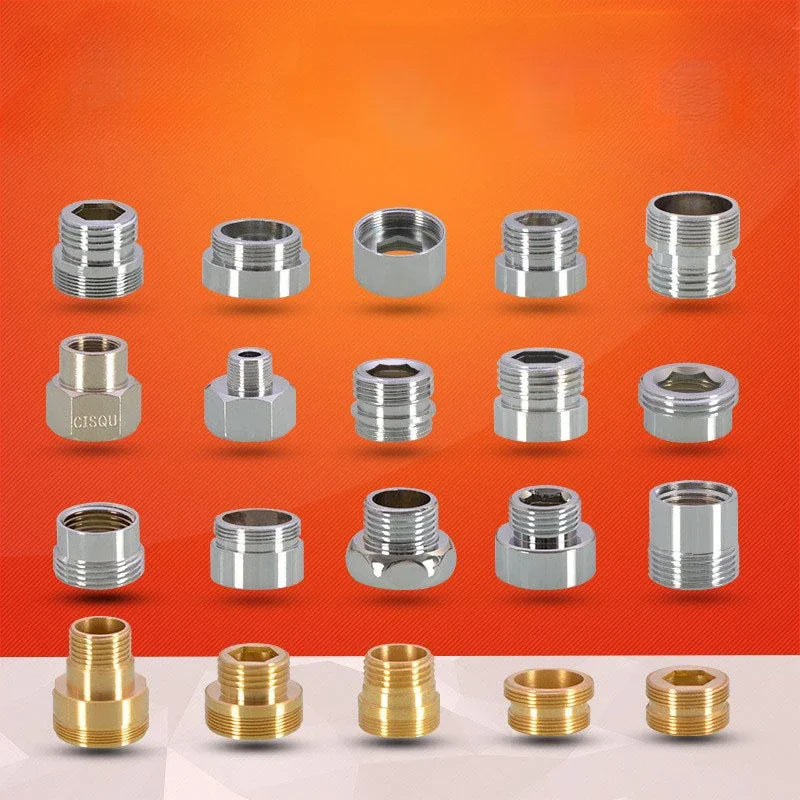 Brass Faucet Thread Adapter 1/2" to M16–M32 Tap Coupler