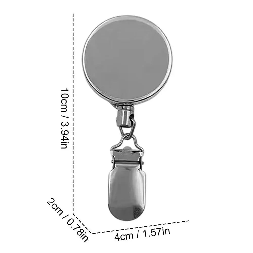 Retractable Metal Towel Clip | Adhesive Wall Mount Holder