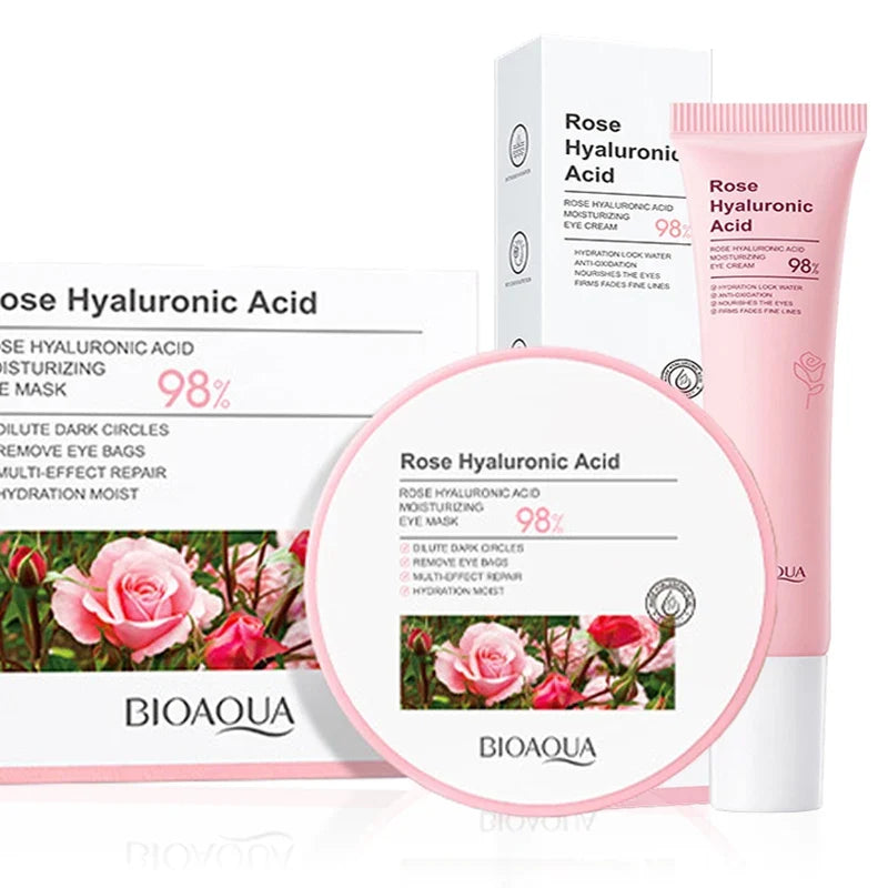 BIOAQUA Rose Hyaluronic Acid Eye Mask – 60 Patches Anti Dark Circles