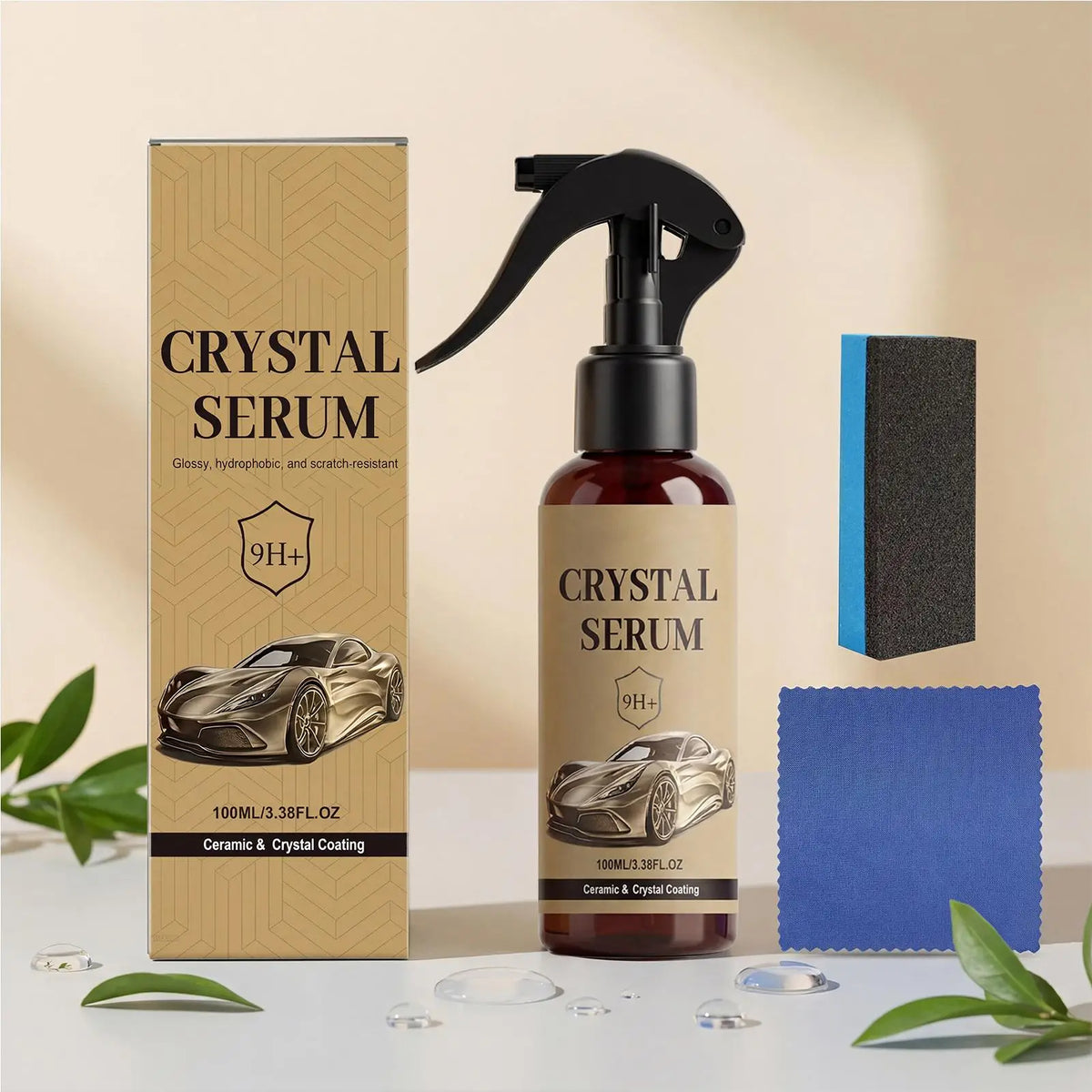 9H Ceramic Coating Spray 100ml – Car Paint Protection Kit