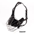 Adjustable Metal Basket Dog Muzzle – Bulldog & Pitbull Safe