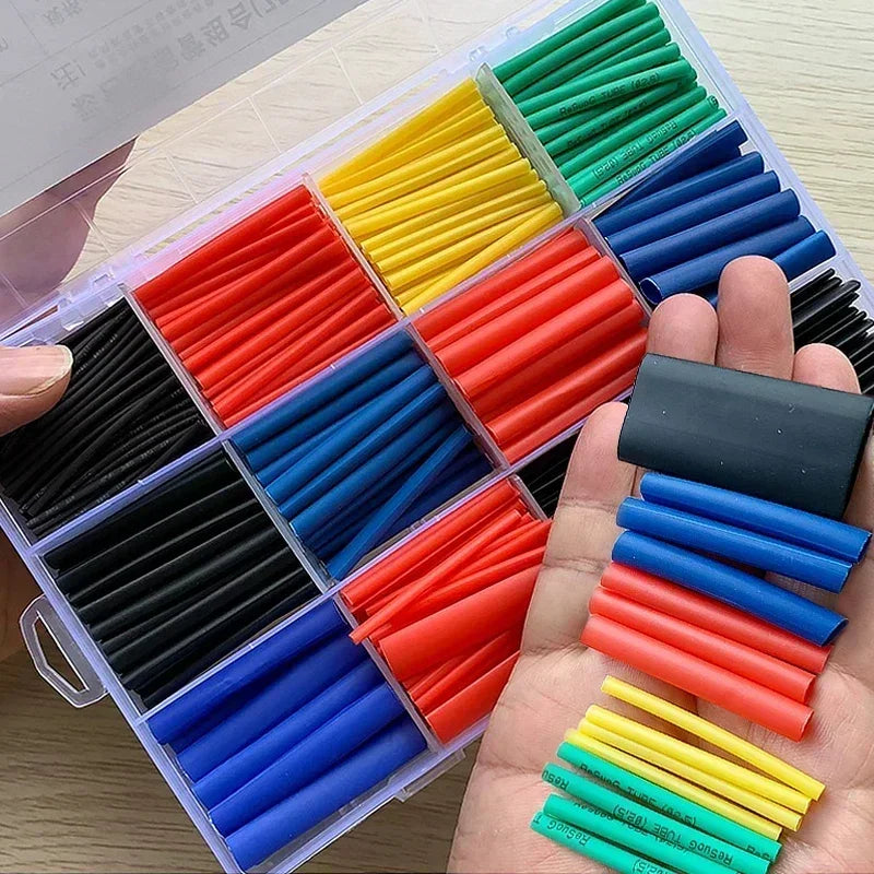 2:1 Heat Shrink Tubing Set – Multi-Color Wire & Cable Sleeves