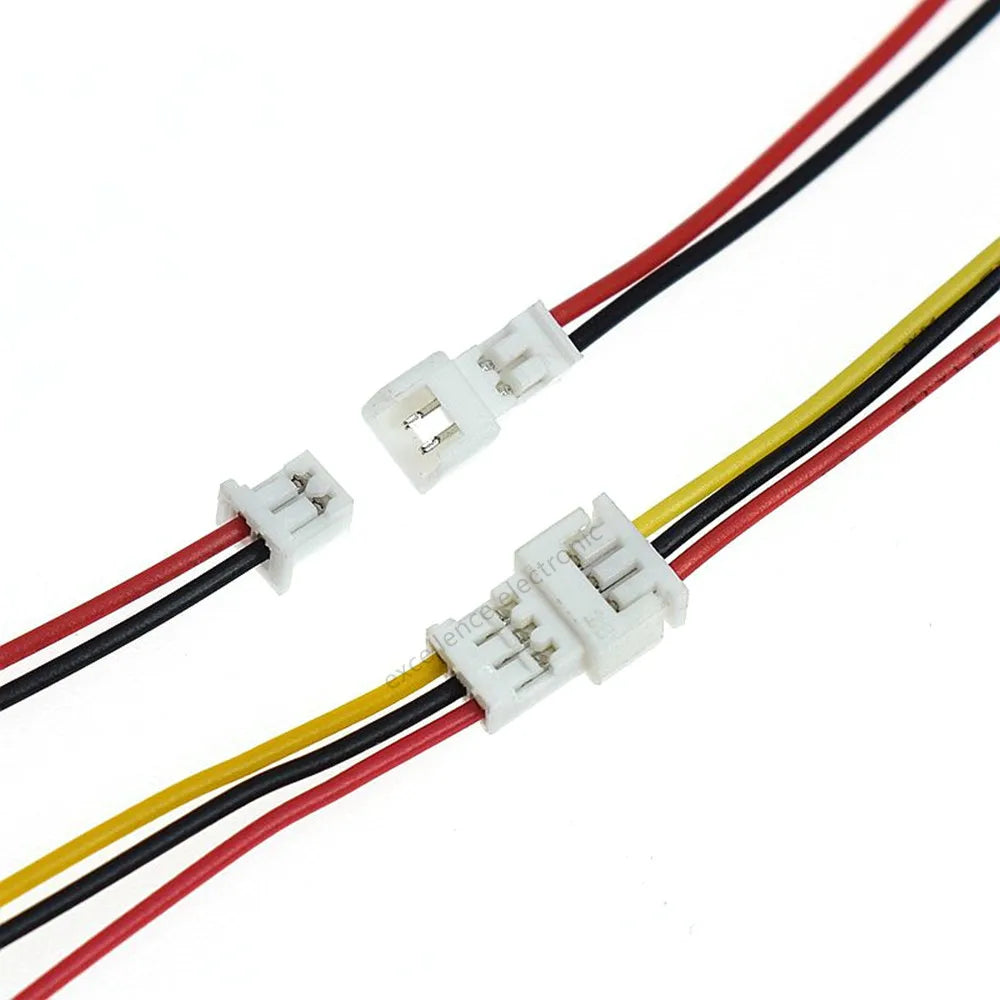 5Pair Pitch Mini JST PH XH SM Male Female Plug Socket Terminal Wires