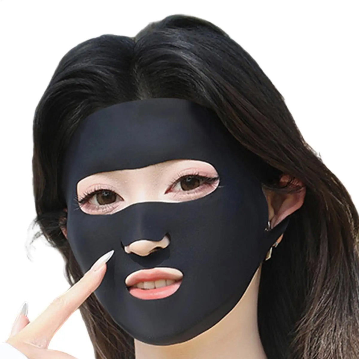 Full-Face UV Protection Mask | Breathable Ice Silk Sun Shield