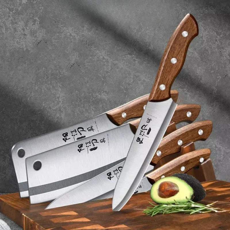 PLYS Chef's Stainless Steel Cleaver Knife – Sharp 18cm Blade